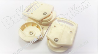 Оптом купить Ролик SKM-15, D=35mm белый, РН-34 в мебельная фурнитура оптом и в розницу ВиКом.