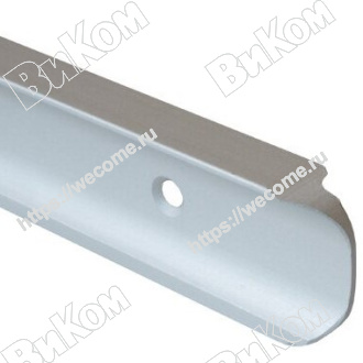 Оптом купить Планка соединительная (угловая) хром матовый,  38 мм (100*) в мебельная фурнитура оптом и в розницу ВиКом.