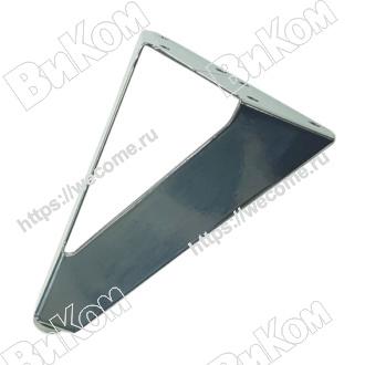 Оптом купить Опора дельта H-150, хром полимер в мебельная фурнитура оптом и в розницу ВиКом.