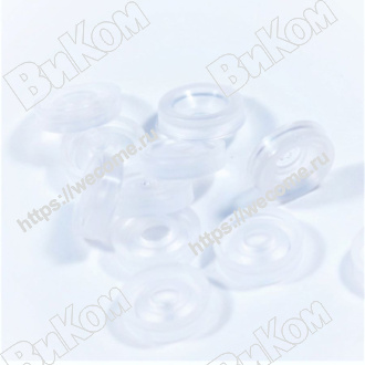 Оптом купить Шайба пластмассовая 4мм прозрачная (1000*) в мебельная фурнитура оптом и в розницу ВиКом.