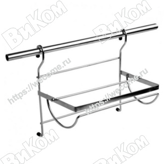 Оптом купить Полка для бумажных полотенец 260*160*250 хром в мебельная фурнитура оптом и в розницу ВиКом.