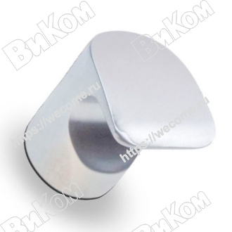 Оптом купить Ручка кнопка К-1100 SC, матовый хром KERRON (150*) в мебельная фурнитура оптом и в розницу ВиКом.