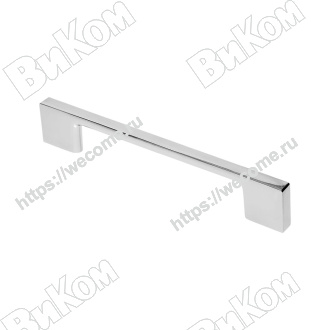 Оптом купить Ручка скоба R-3031-128  хром (50*) в мебельная фурнитура оптом и в розницу ВиКом.