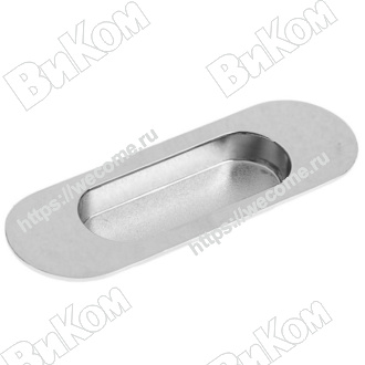 Оптом купить Ручка для дверей-купе EDSON 7870 L=105 хром (25, 250*) в мебельная фурнитура оптом и в розницу ВиКом.