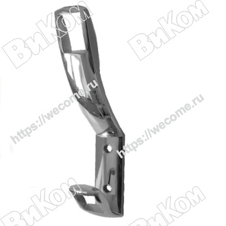 Оптом купить Крючок 206, хром (18*) Соллер в мебельная фурнитура оптом и в розницу ВиКом.