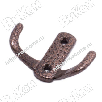 Оптом купить Крючок вешалка №10, АМ (100*) в мебельная фурнитура оптом и в розницу ВиКом.