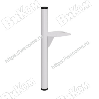 Оптом купить Опора соло, 19х150, белая (4*) в мебельная фурнитура оптом и в розницу ВиКом.