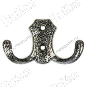 Оптом купить Крючок вешалка №16 АС (50*) в мебельная фурнитура оптом и в розницу ВиКом.