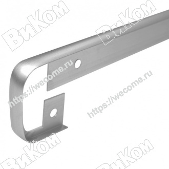 Оптом купить Планка щелевая, хром матовый 38 мм в мебельная фурнитура оптом и в розницу ВиКом.