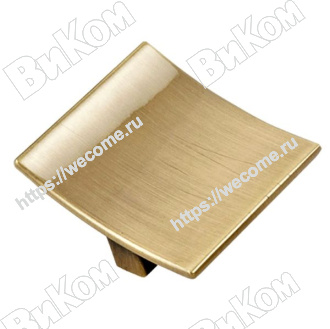 Оптом купить Ручка кнопка S-2280-32 AB, античная бронза KERRON (80*) в мебельная фурнитура оптом и в розницу ВиКом.