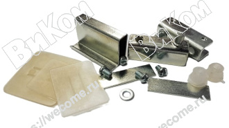 Оптом купить Стеклодержатель В1, цинк (70*) Н в мебельная фурнитура оптом и в розницу ВиКом.