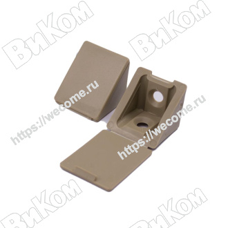 Оптом купить Уголок таккер 15 Шимо светлый (100*) в мебельная фурнитура оптом и в розницу ВиКом.