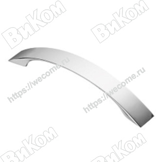 Оптом купить Ручка скоба S-2240-96  хром   KERRON (80*) (Под заказ) в мебельная фурнитура оптом и в розницу ВиКом.