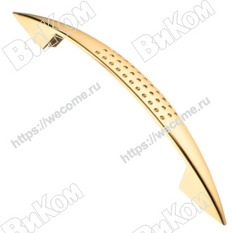 Оптом купить Ручка скоба LT-9131-128 OT золото KERRON (60*) в мебельная фурнитура оптом и в розницу ВиКом.