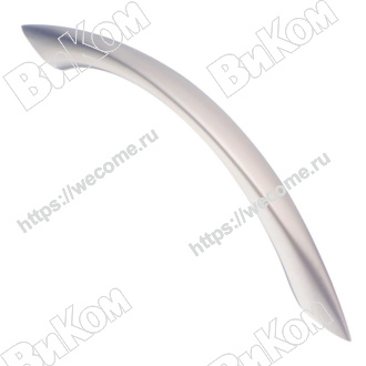 Оптом купить Ручка скоба S-2200-96 SC  матовый хром  KERRON (100*) в мебельная фурнитура оптом и в розницу ВиКом.