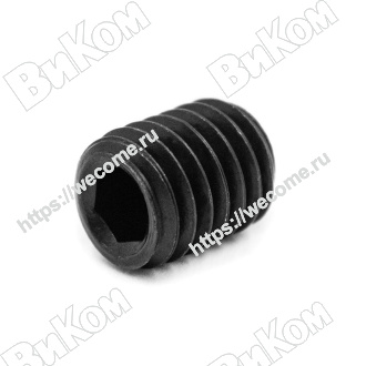 Оптом купить Винт установочный М6х6 под шестигранник М3, DIN 913 (100, 2000*) в мебельная фурнитура оптом и в розницу ВиКом.