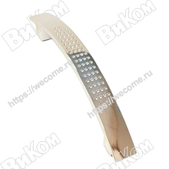 Оптом купить Ручка скоба С6/96 пластик, золото (Под заказ) в мебельная фурнитура оптом и в розницу ВиКом.