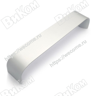 Оптом купить Ручка скоба КА909-128 матовый хром (30, 360*) в мебельная фурнитура оптом и в розницу ВиКом.