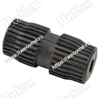 Оптом купить Соединительная муфта 16 мм, черный, RAT-18 (25*) в мебельная фурнитура оптом и в розницу ВиКом.