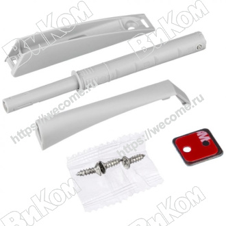 Оптом купить Толкатель магнитный AMF-15, корпус серый (10, 100*) в мебельная фурнитура оптом и в розницу ВиКом.