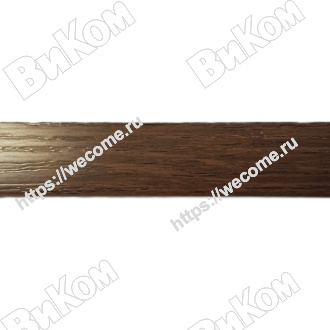 Оптом купить Кромка пвх 19*2,0 Орех темный 4853Т (100*)Тех. в мебельная фурнитура оптом и в розницу ВиКом.