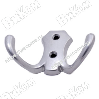 Оптом купить Крючок вешалка №16 хром (50*) в мебельная фурнитура оптом и в розницу ВиКом.