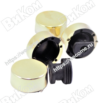 Оптом купить Зеркалодержатель темпо 20 мм, золото (24*) в мебельная фурнитура оптом и в розницу ВиКом.