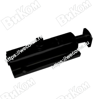 Оптом купить Защелка автомат L=65мм, черная (10*) в мебельная фурнитура оптом и в розницу ВиКом.