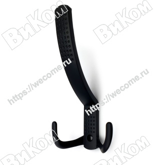 Оптом купить Крючок 212 А, черный (26*) Соллер в мебельная фурнитура оптом и в розницу ВиКом.