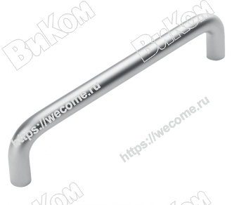 Оптом купить Ручка скоба 128 мм матовый хром BH.04.128.SC (25, 150*) в мебельная фурнитура оптом и в розницу ВиКом.