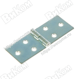 Оптом купить Петля карточная 110х40, цинк (100*) в мебельная фурнитура оптом и в розницу ВиКом.