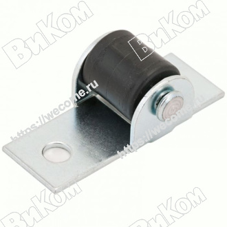 Оптом купить Ролик выкатной малый 531-01, прямой (300*) в мебельная фурнитура оптом и в розницу ВиКом.