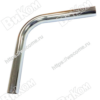 Оптом купить Угол для трубы 25 мм, 90*20*20  R-32, хром (50*) в мебельная фурнитура оптом и в розницу ВиКом.