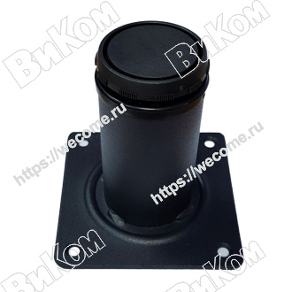 Оптом купить Ножка мебельная  регулируемая 51х100 (металл пятка) черная (26*) ФМС в мебельная фурнитура оптом и в розницу ВиКом.