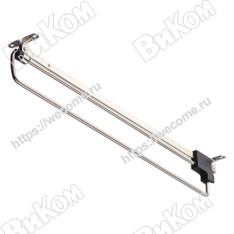 Оптом купить Штанга выдвижная 400 мм, никель (10, 20*) в мебельная фурнитура оптом и в розницу ВиКом.