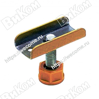 Оптом купить Опора регулируемая  М8 скоба бежевая (4, 300*) в мебельная фурнитура оптом и в розницу ВиКом.