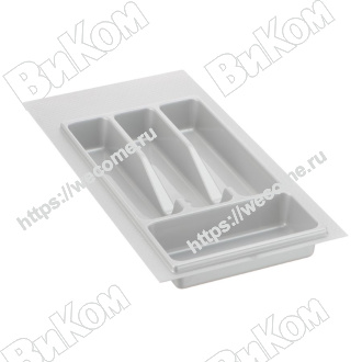 Оптом купить Лоток для столовых приборов, 30, белый (50*) в мебельная фурнитура оптом и в розницу ВиКом.