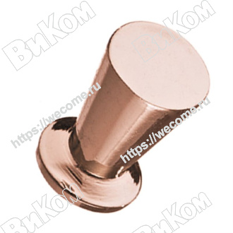Оптом купить Ручка кнопка К-1010 AC античная медь , KERRON (150*) в мебельная фурнитура оптом и в розницу ВиКом.