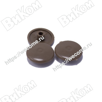 Оптом купить Заглушка к конфирмату №4 Ясень Шимо Темный (1000*) в мебельная фурнитура оптом и в розницу ВиКом.