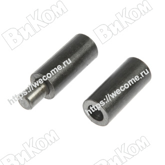 Оптом купить Петля гаражная без шара 16*80 без покрытия (70*) в мебельная фурнитура оптом и в розницу ВиКом.