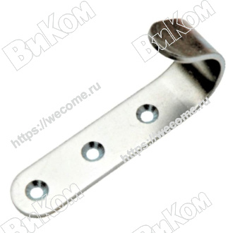 Оптом купить Зацеп №551 (уловитель ролика), цинк (150*) в мебельная фурнитура оптом и в розницу ВиКом.
