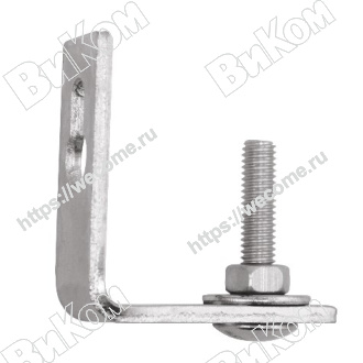 Оптом купить Подвеска мебельная угловая 5.1Ж, цинк (500*) Н в мебельная фурнитура оптом и в розницу ВиКом.