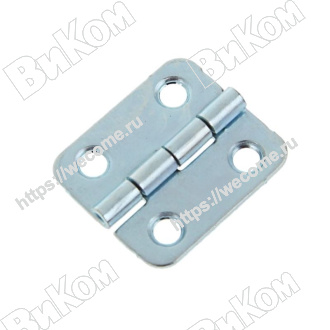 Оптом купить Петля карточная 22х24, цинк шахматная (300*) в мебельная фурнитура оптом и в розницу ВиКом.