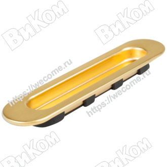 Оптом купить Ручка для дверей-купе EDSON 7870 L=105 золото (25, 250*) в мебельная фурнитура оптом и в розницу ВиКом.