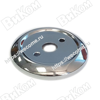 Оптом купить Крепление трубы 50 мм к полу,  хром STK101 в мебельная фурнитура оптом и в розницу ВиКом.