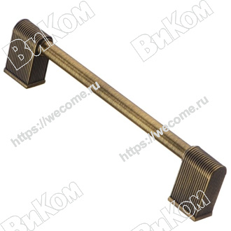 Оптом купить Ручка скоба EL-7220-128 MAB античая бронза , KERRON (25,125*) в мебельная фурнитура оптом и в розницу ВиКом.