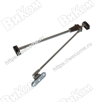 Оптом купить Кронштейн к дверке бара КБ-01 240 мм (50*) в мебельная фурнитура оптом и в розницу ВиКом.