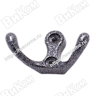 Оптом купить Крючок вешалка №15 АС (100*) в мебельная фурнитура оптом и в розницу ВиКом.