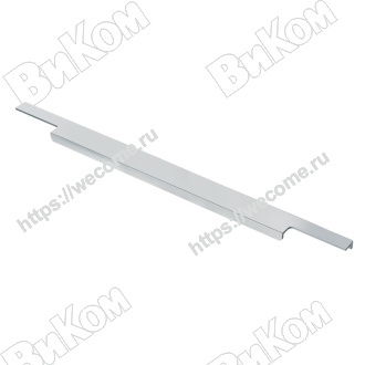 Оптом купить Ручка торцевая RT-001-500, хром KERRON (30*) в мебельная фурнитура оптом и в розницу ВиКом.