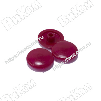 Оптом купить Заглушка к конфирмату №12 Малиновый (1000*) в мебельная фурнитура оптом и в розницу ВиКом.